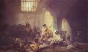 Francisco Jose de Goya The Madhouse. china oil painting reproduction